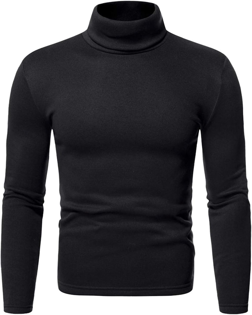 Men's Thermal Turtle Neck Top Long Sleeve Turtleneck Shirts Basic Undershirt Baselayer Pullover for Winter