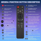 Replacement TCL TV Remote Control RC802N for TCL Android & LCD LED 4K Smart TVs: 32DS520, 40S6000FS, 49S6000FS, 49DP600, F43S5916, 50DP600, H32S5916, U49P6016, U55P6006 – No Setup Required