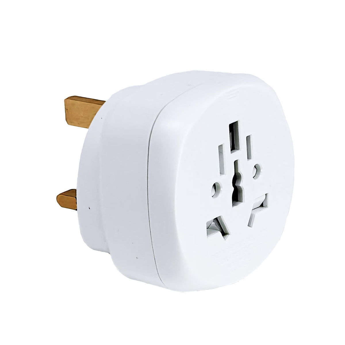 Double Dragon 2-Pack UK Electric Toothbrush & Shaver Plug Adapter | 2-Pin to 3-Pin Bathroom Converter | Supports UK EU Round & US Flat 2-Pin Plugs | 1A Fused | Compatible with Oral-B, Braun, Philips