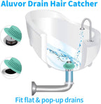 Aluvor Shower Drain Hair Catcher Bathtub Drain Cover Sink Drain Protector