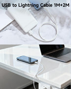 Long iPhone Charger Cable 3M, [Apple MFi Certified] USB to Lightning Cable