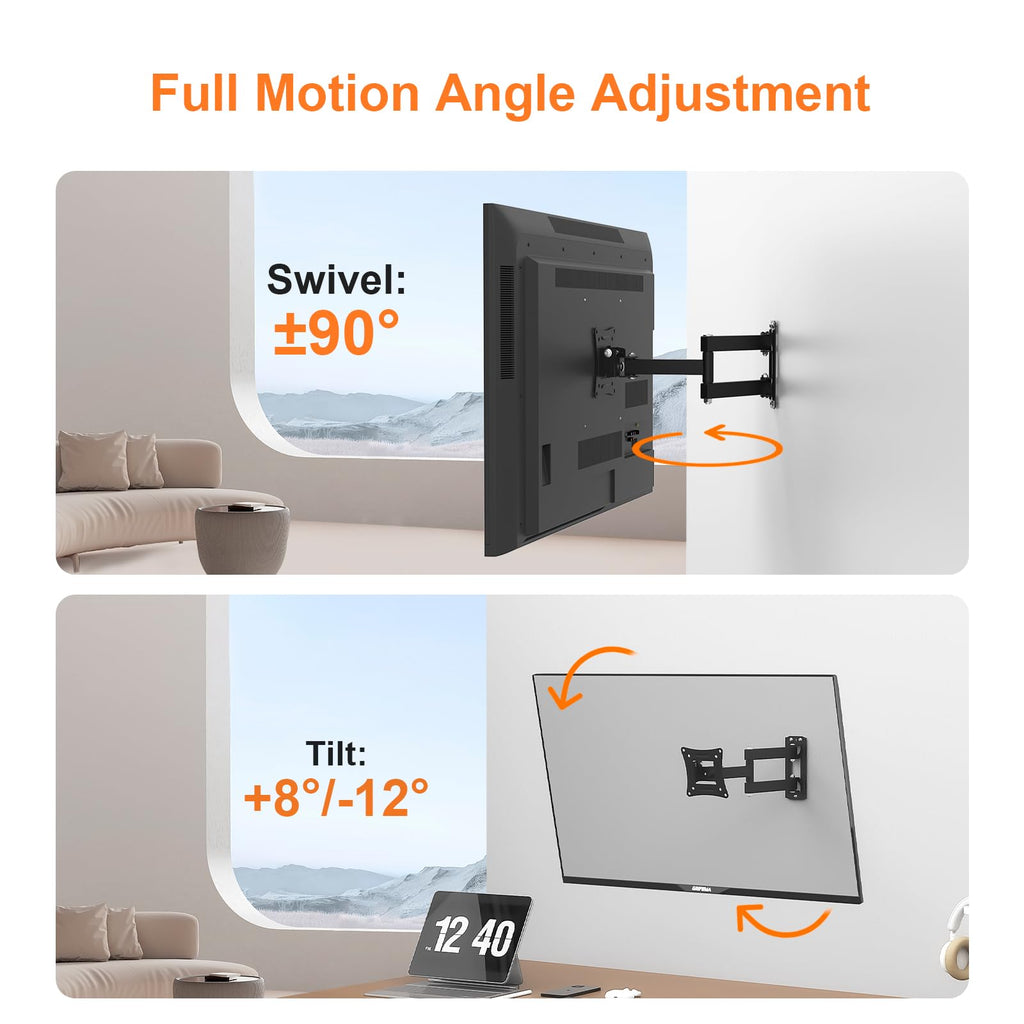 GRIFEMA Tilt TV Wall Bracket for 26 to 65 Inch TVs