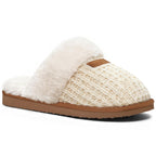 Litfun Women's Fluffy Memory Foam Slippers House Shoes Indoor