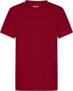 Plain Virgin T-Shirt for Children from 1 to 15 Years, 100% Cotton, Spun, Soft, Unisex, School Uniform P.E. Gym