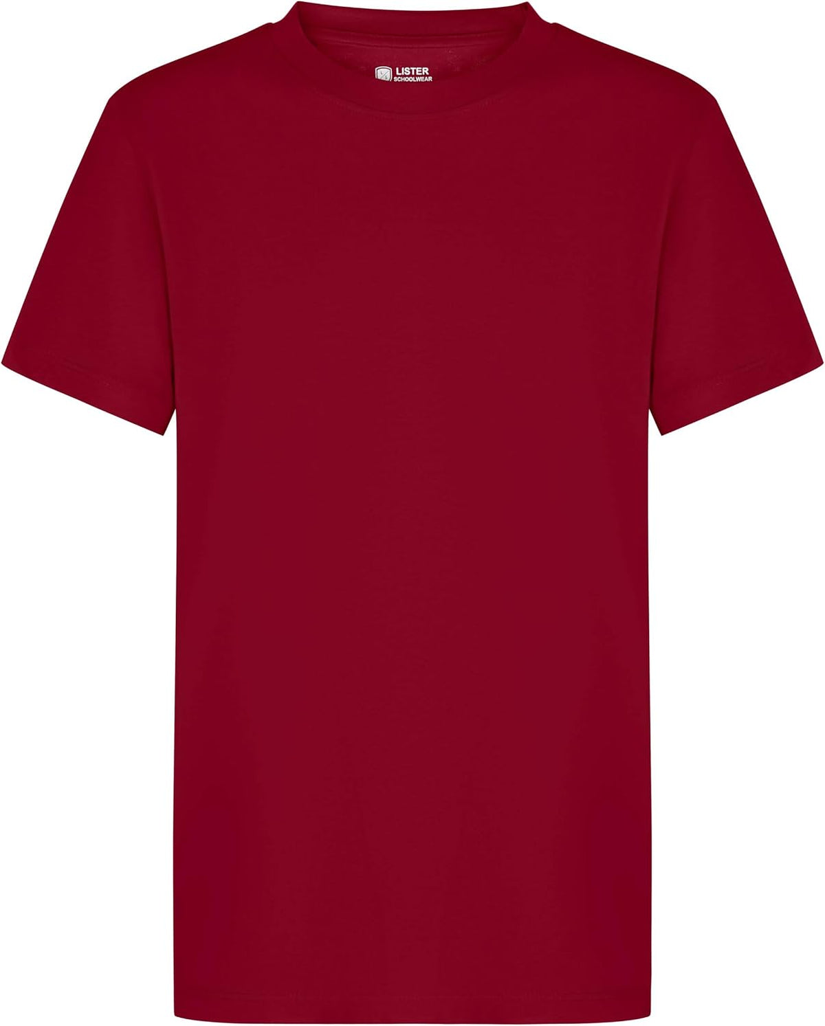 Plain Virgin T-Shirt for Children from 1 to 15 Years, 100% Cotton, Spun, Soft, Unisex, School Uniform P.E. Gym
