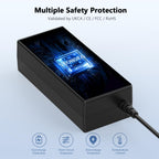 65W Laptop Charger Compatible with Microsoft Surface Pro Laptop Book Go