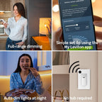 Leviton Decora Smart Switch, Wi-Fi, D315S-1RW, White