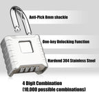 Diyife Large Heavy Duty Combination Padlocks Outdoor, 52mm Weatherproof