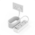 TESSAN 10M Long Extension Lead with PD 20W USB C Charger (4 USB Slots)