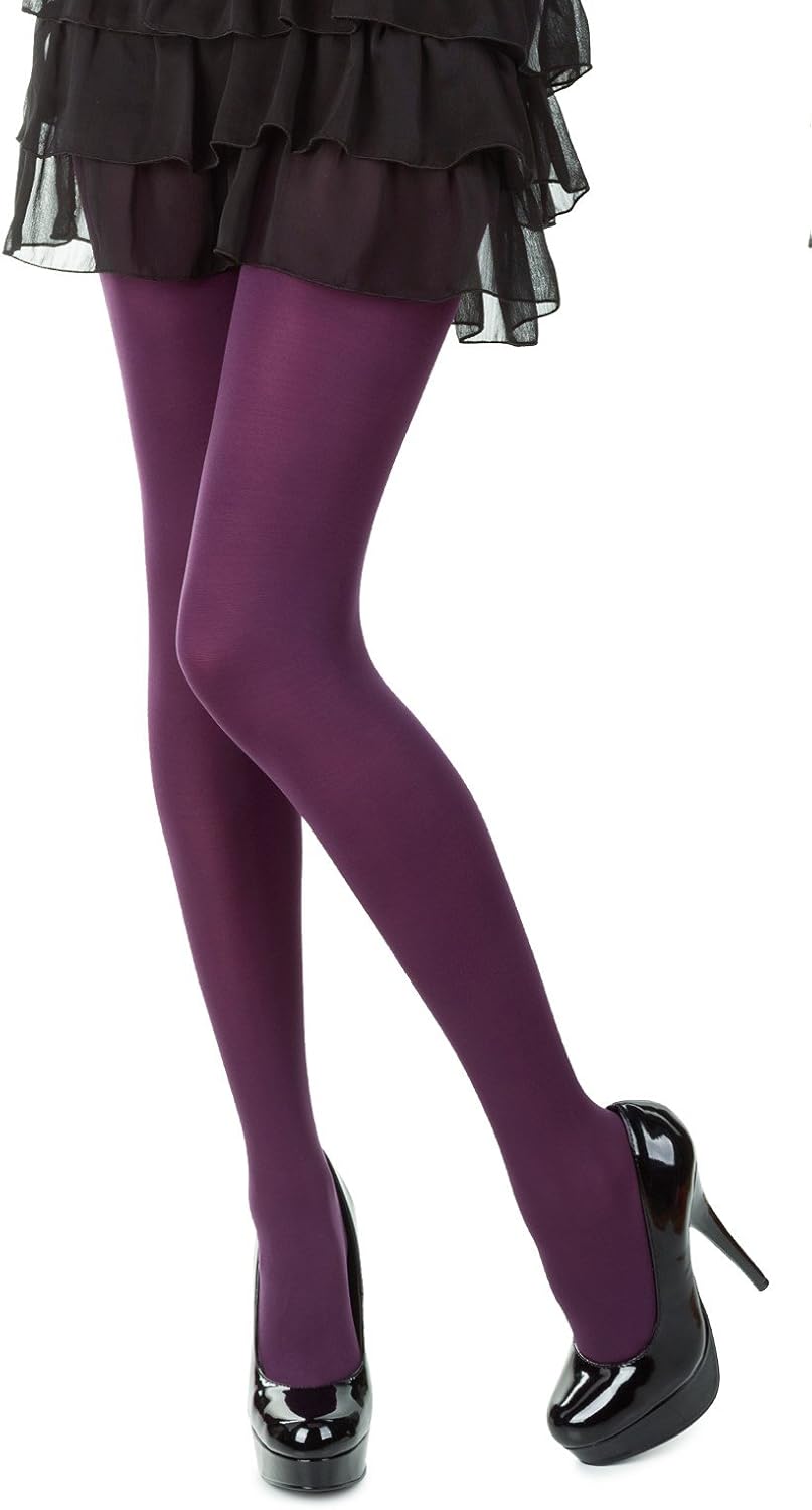SENTELEGRI Colourful Opaque 40 Denier Tights, 23 Colours, Sizes S-XL