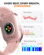 Smart Watch for Men Women- Answer/Make Call, 2026 IP68 Waterproof Fitness Tracker Watch with Sleep Step Counter Activity Smartwatch for Samsung Android iPhone iOS (Deep Burgundy, 1.83)
