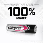 Energizer Advanced - AA Batteries (16 Pack) Up To 100% Longer Lasting