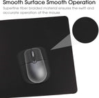 Gaming Mouse Mat/Large Mouse Pad 900 x 400 x 3mm / XXL mouse pad/large size | improved precision and speed | rubber base for stable grip on smooth surfaces | non-slip (90x40 Black)