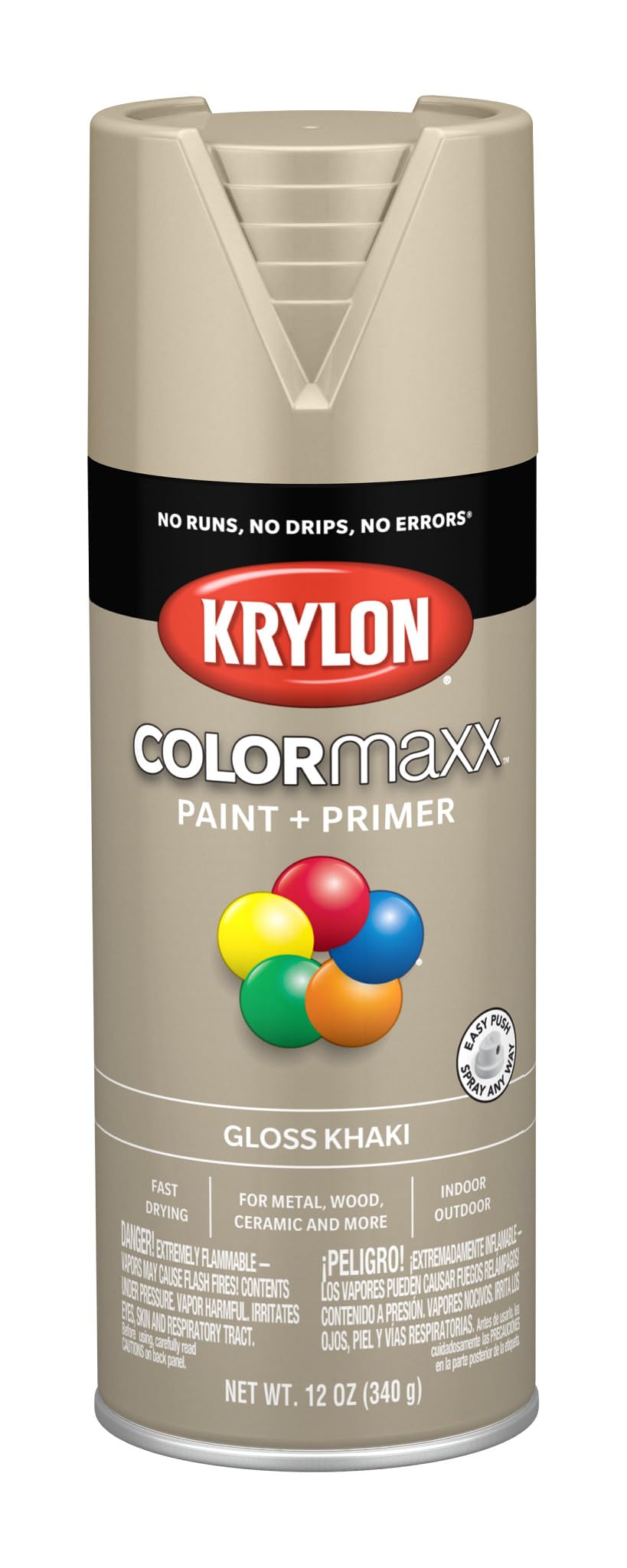 Krylon ColorMaxx 12 Oz. Gloss Spray Paint, Pumpkin Orange - 1 Each