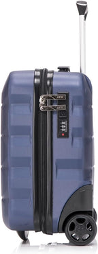 ATX Luggage Extra Large Suitcase Super Lightweight Durable ABS Hard Shell Suitcase with 4 Wheels and Built-in TSA Lock (Black, 32 Inches,132 Liter)