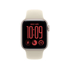 Apple Watch SE 3 GPS 40mm Smartwatch with Starlight Aluminium Case with Starlight Sport Band S/M. Fitness and Sleep Trackers, Heart Rate Monitor, Always-On Display, Water Resistant
