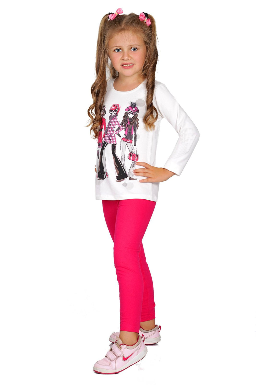 FUTURO FASHION Girls Children Full Length Plain Cotton Leggings Cycling Casual Wear Infant Trousers Leggings Solid Tights Pants for Kids