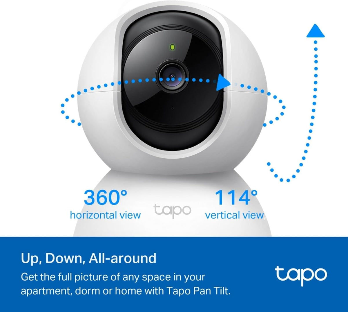 Tapo C200P2 2-Pack Full HD Indoor Security Camera Pet Camera House Security