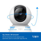 Tapo C200P2 2-Pack Full HD Indoor Security Camera Pet Camera House Security