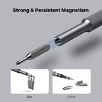 AXTH 25-in-1 Small Precision Screwdriver Set, Professional Magnetic Mini Repair Tool Kit for Phone, Computer, Watch, Laptop, Macbook, Ring Doorbell, Eyeglass, Electronic, [Bearing Steel] Screw Driver