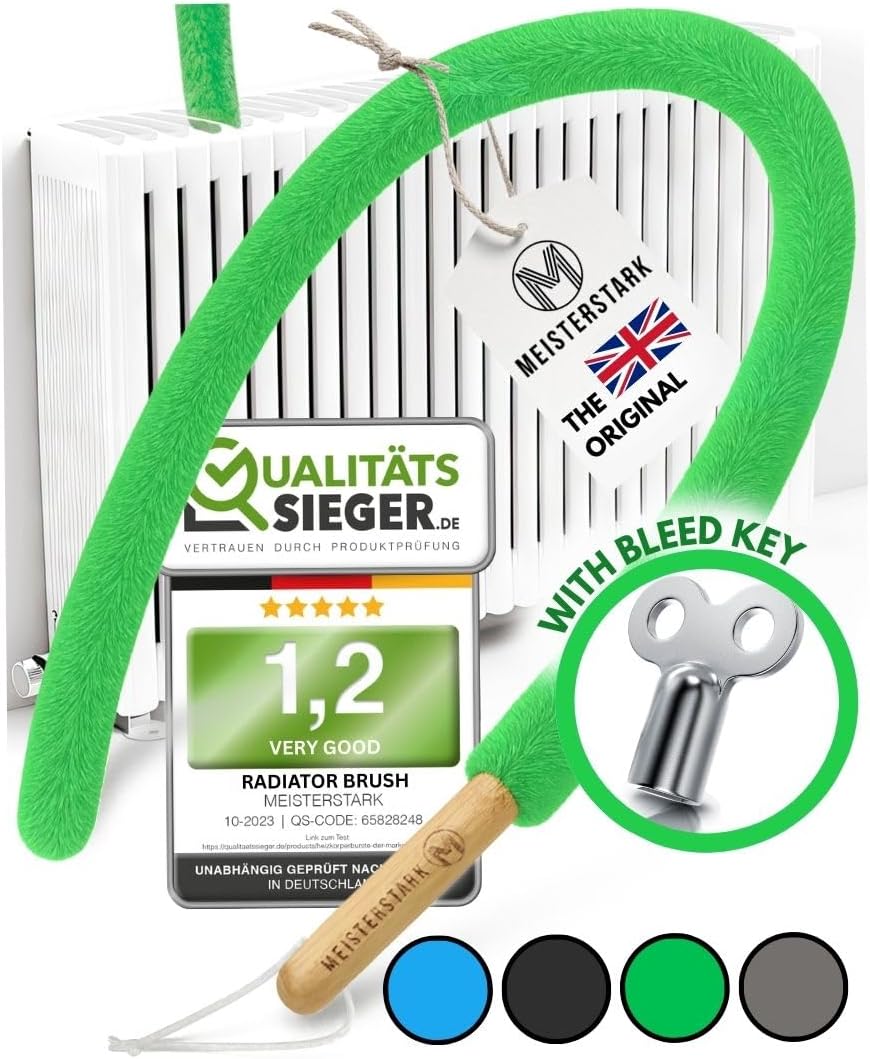 THE ORIGINAL Radiator Cleaner Brush 115cmI Long Radiator Brush for Cleaning