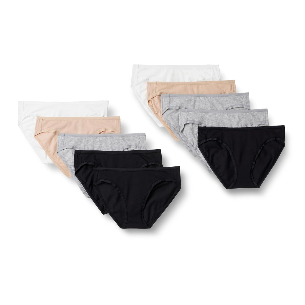 Amazon Essentials Women's Cotton Bikini Brief Underwear (Available in Plus Size)