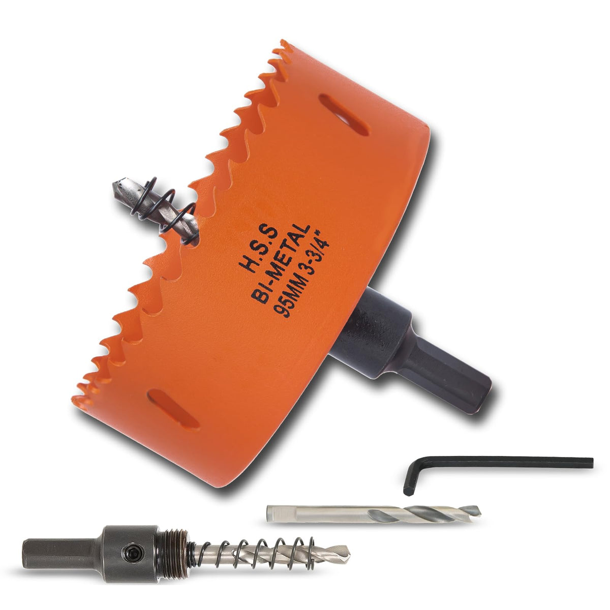 7-1/8 inch Hole Saw for Wood, Metal, Plastic & Drywall, with Arbor