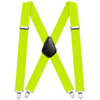 Aomig Mens Braces, Mens Suspenders with Strong Metal Clips, 3.5cm Wide Heavy Duty Suspenders for Men Women Business Wedding Casual