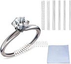 Eiito Ring Sizers for Loose Rings, 6 Sizes Fitter, Reduces Size by 0.5-1.5