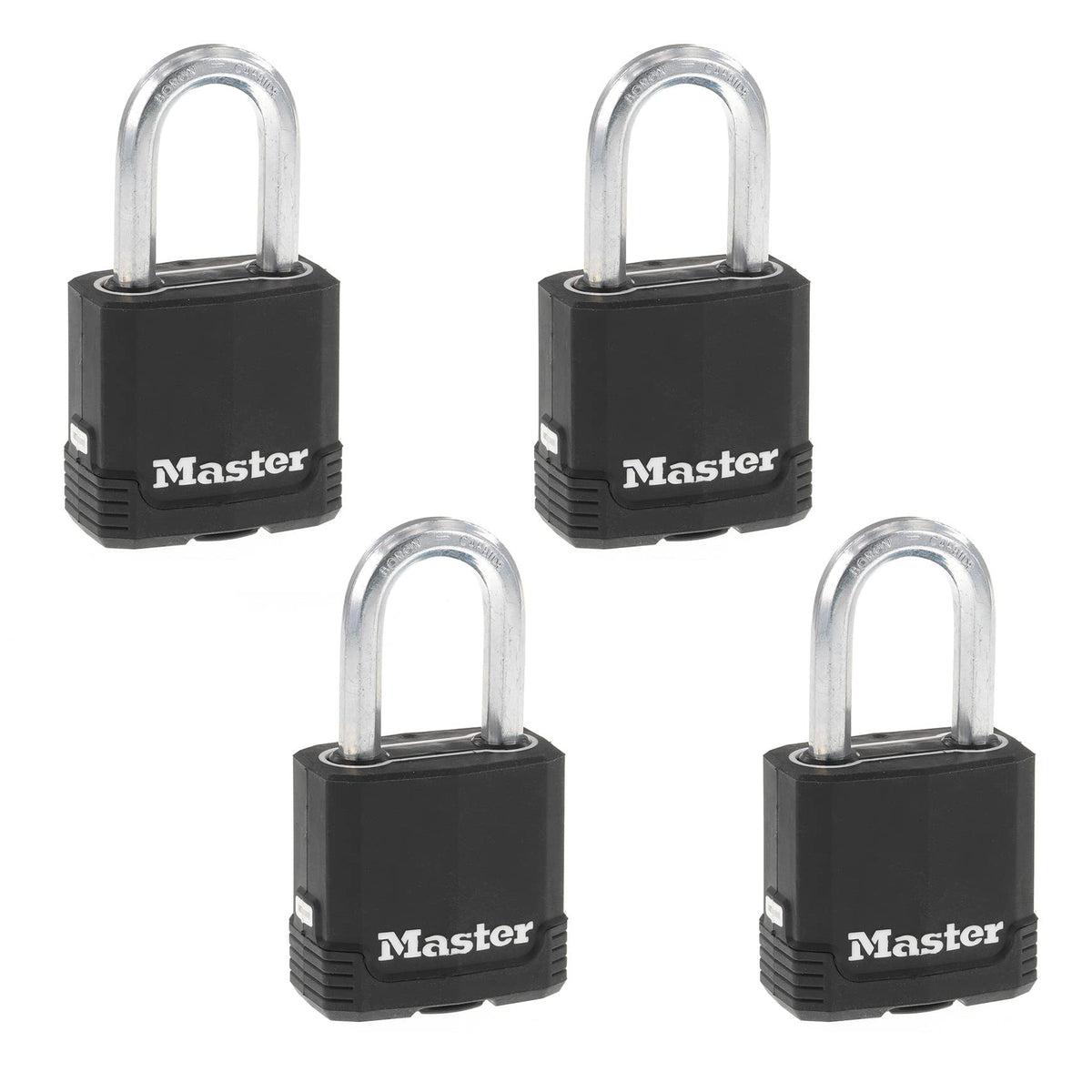 Master Lock Magnum Outdoor Padlock, Heavy Duty Keyed Lock M115XDLF, Black