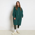 OHS Adults Drying Robe, Gifts for Women Outdoor Water-Resistant Changing Robe Womens Jacket Comfy Sherpa Privacy Robes for Women Men, Stay Dry Swimming Camping Drying Robes - S/M, L/XL
