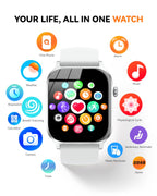 Smart Watch for Men Women- Answer/Make Call, 2026 IP68 Waterproof Fitness Tracker Watch with Sleep Step Counter Activity Smartwatch for Samsung Android iPhone iOS (Deep Burgundy, 1.83)