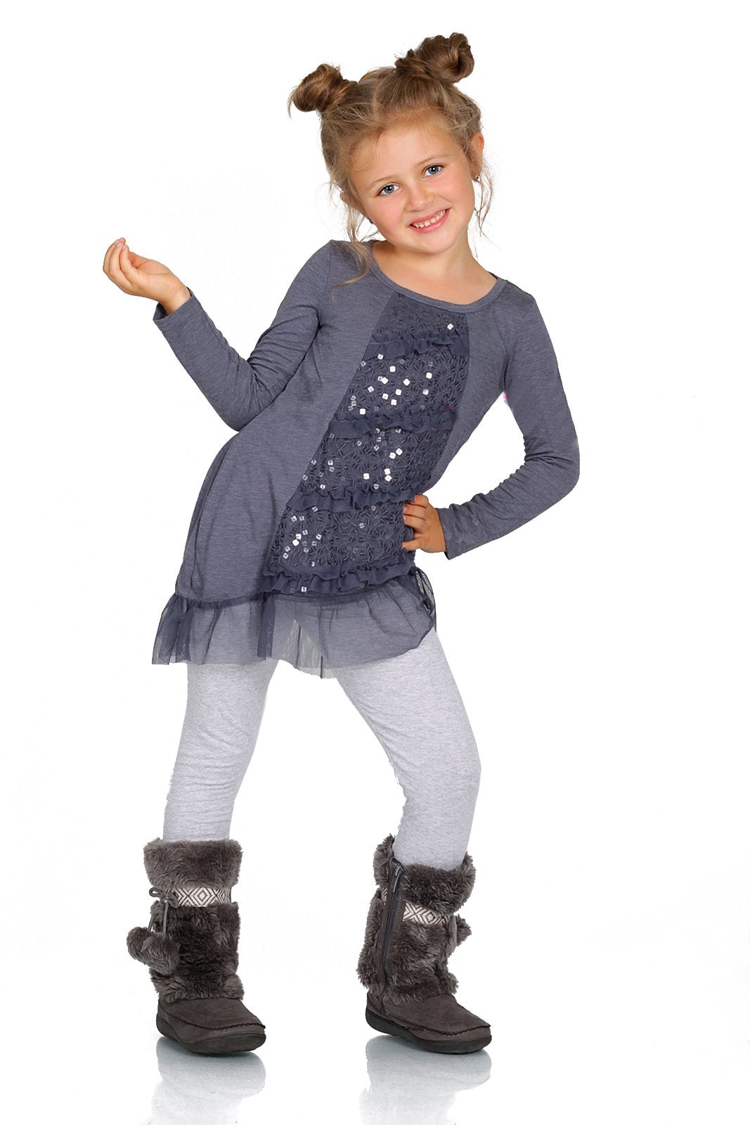 FUTURO FASHION Girls Children Full Length Plain Cotton Leggings Cycling Casual Wear Infant Trousers Leggings Solid Tights Pants for Kids
