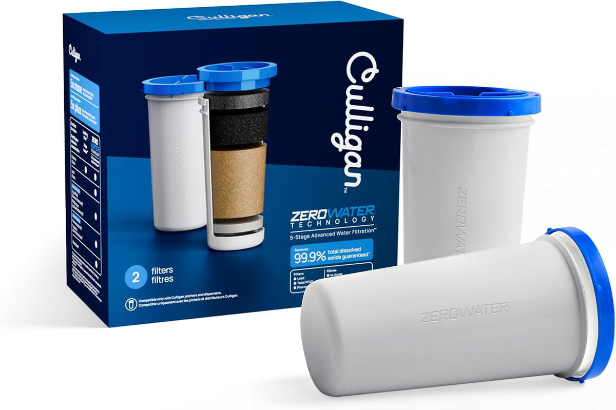 Culligan ZeroWater Replacement Water Filter Removes PFAS 6-Pack