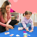 kidoola Foam Baby Play Mat (29x29cm) – Thick & Soft EVA Foam Interlocking Floor Tile Matting for Children – Large Multi Colour, Safe & Comfortable 7mm Thick Play Flooring (27pc)