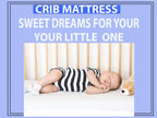 Toddler Cot Mattress 120 x 60 x 5 cm – Extra Thick Baby Mattress for Cot Beds – Quilted Polypropylene Cover – Firm Foam Support, Removable Cover – UK Made