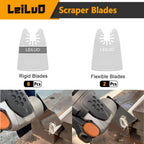 LEILUO 32Pcs Oscillating Tool Blades Wood Metal Multitool Blades Set