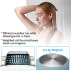 Aluvor Shower Drain Hair Catcher Bathtub Drain Cover Sink Drain Protector