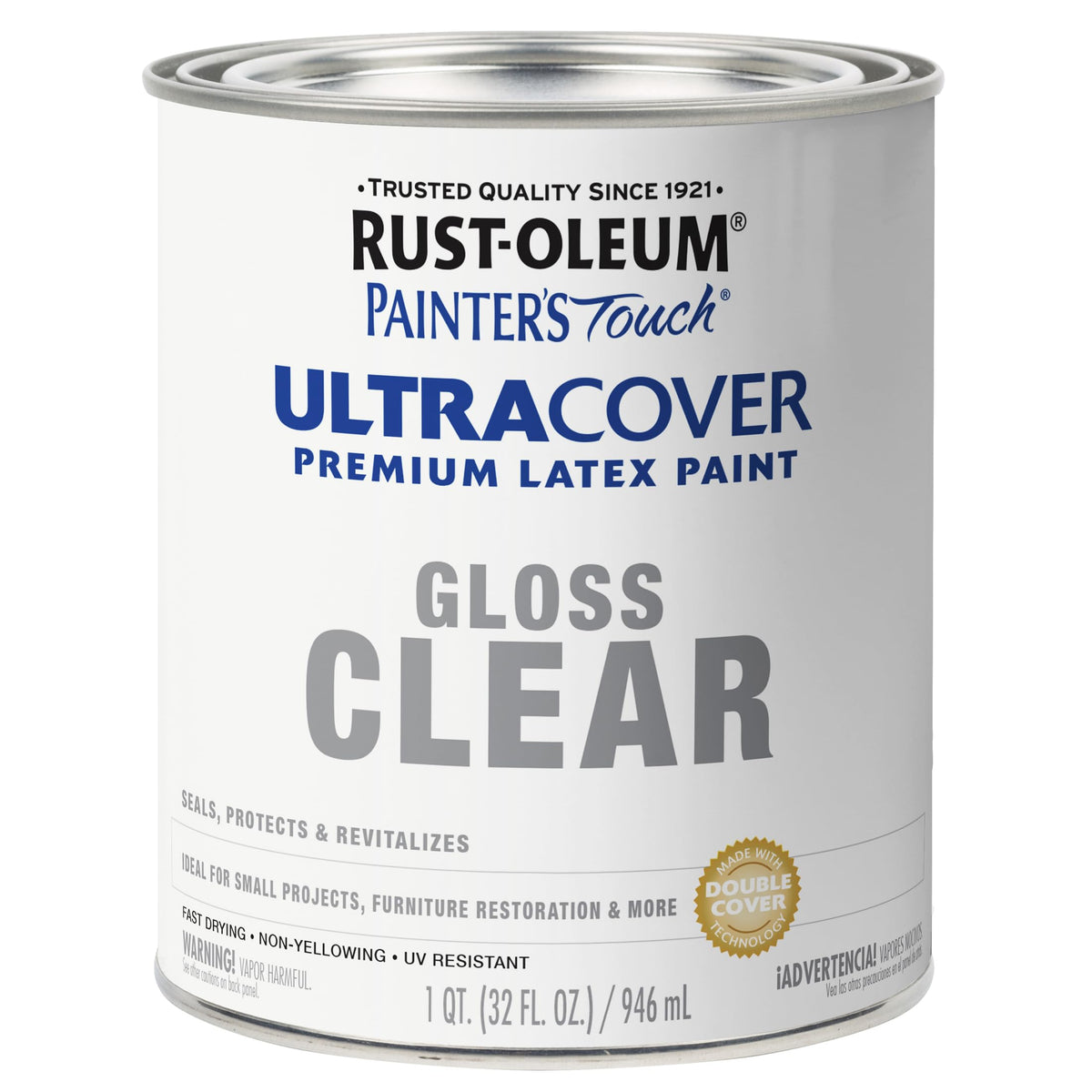 Rust-Oleum Painter's Touch Latex Brush-On Paint, Flat Black