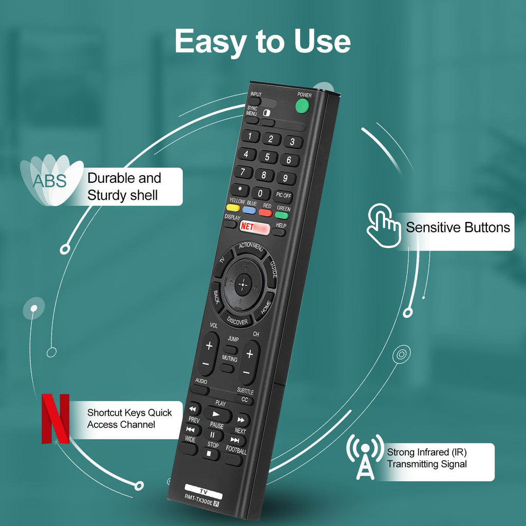 Samsung Universal TV Remote Control – Samsung TV Remote Replacement with Netflix, Prime Video, Rakuten Buttons for All S amsung LED QLED UHD 4K 8K Smart TVs