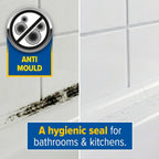 Dryzone Silicone Sealant White Anti Mould (310ml) - Premium Sanitary-Grade