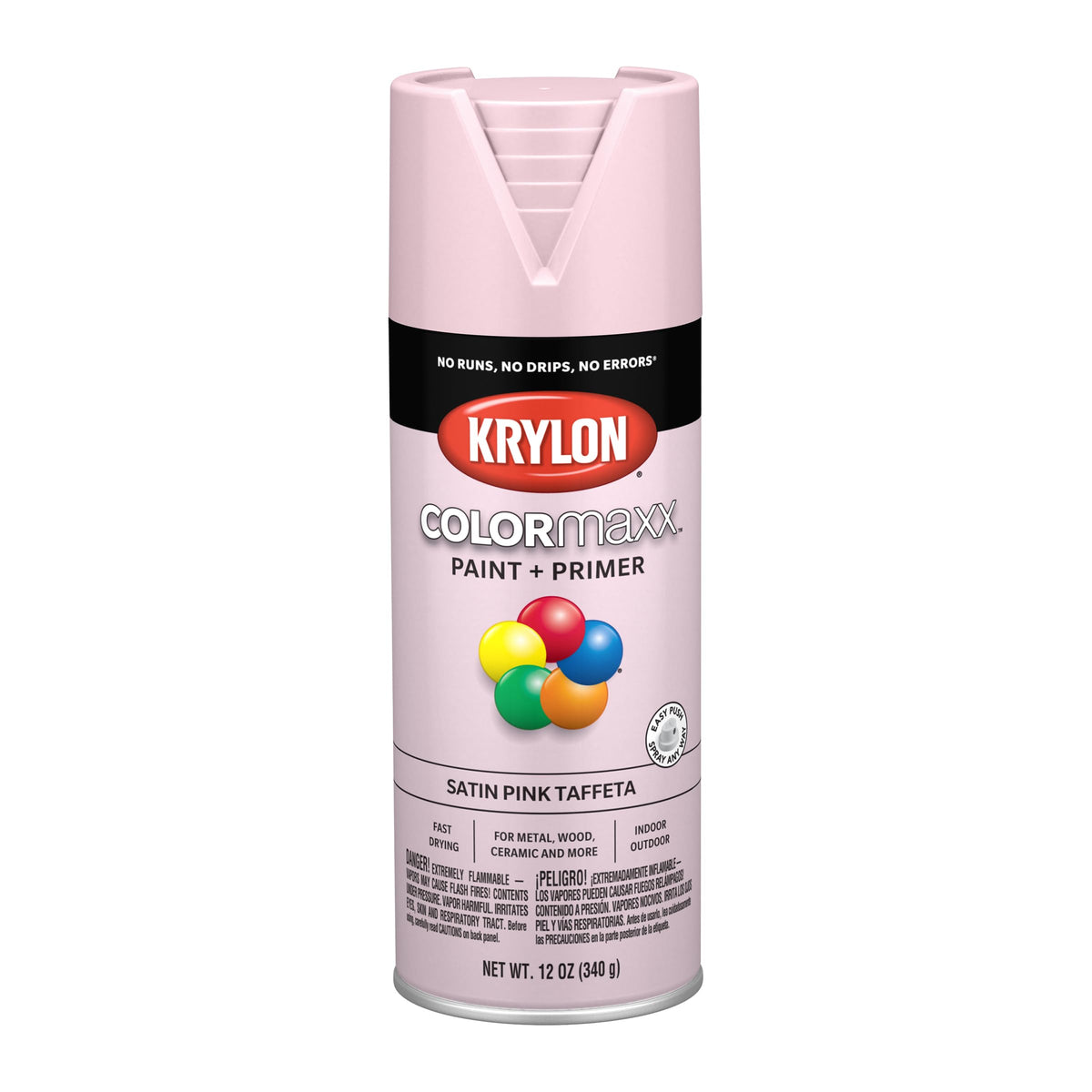 Krylon ColorMaxx 12 Oz. Gloss Spray Paint, Pumpkin Orange - 1 Each