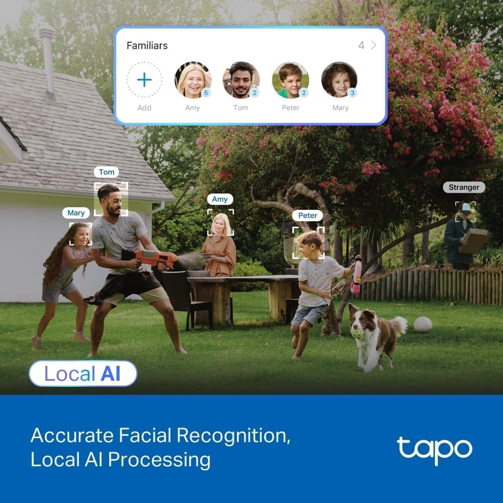 Tapo TC46 4K 8MP Pan/Tilt Outdoor Security Camera CCTV Camera