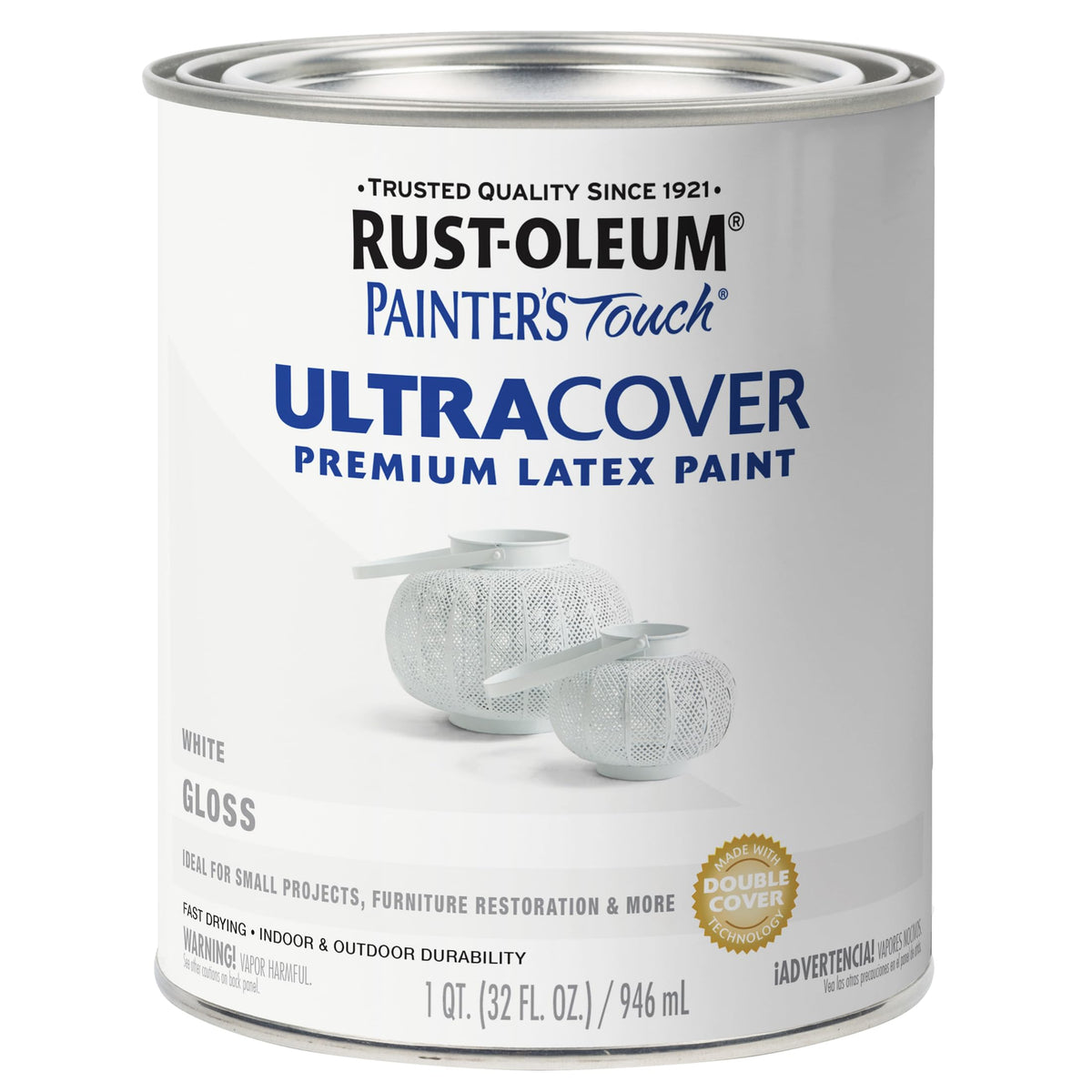 Rust-Oleum Painter's Touch Latex Brush-On Paint, Flat Black