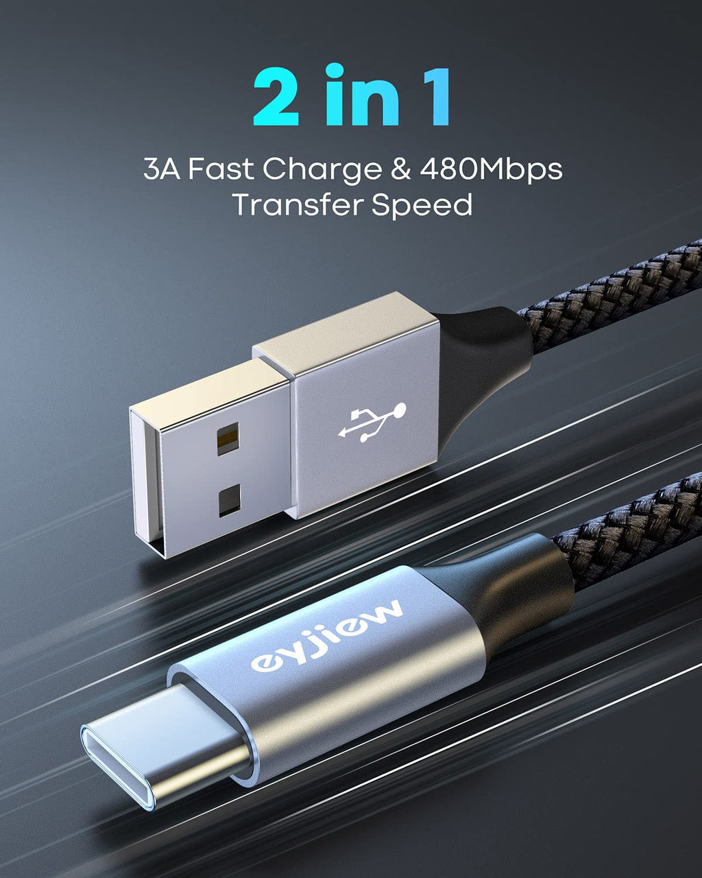 Extra Long USB C Cable 6m, USB to Type C Charger Cable Fast Charging Lead