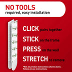 Command 20 lb X-Large Picture Hanging Strips, 16 Pairs White Command Strips Heavy Duty Picture Hanger