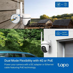 Tapo TC46 4K 8MP Pan/Tilt Outdoor Security Camera CCTV Camera