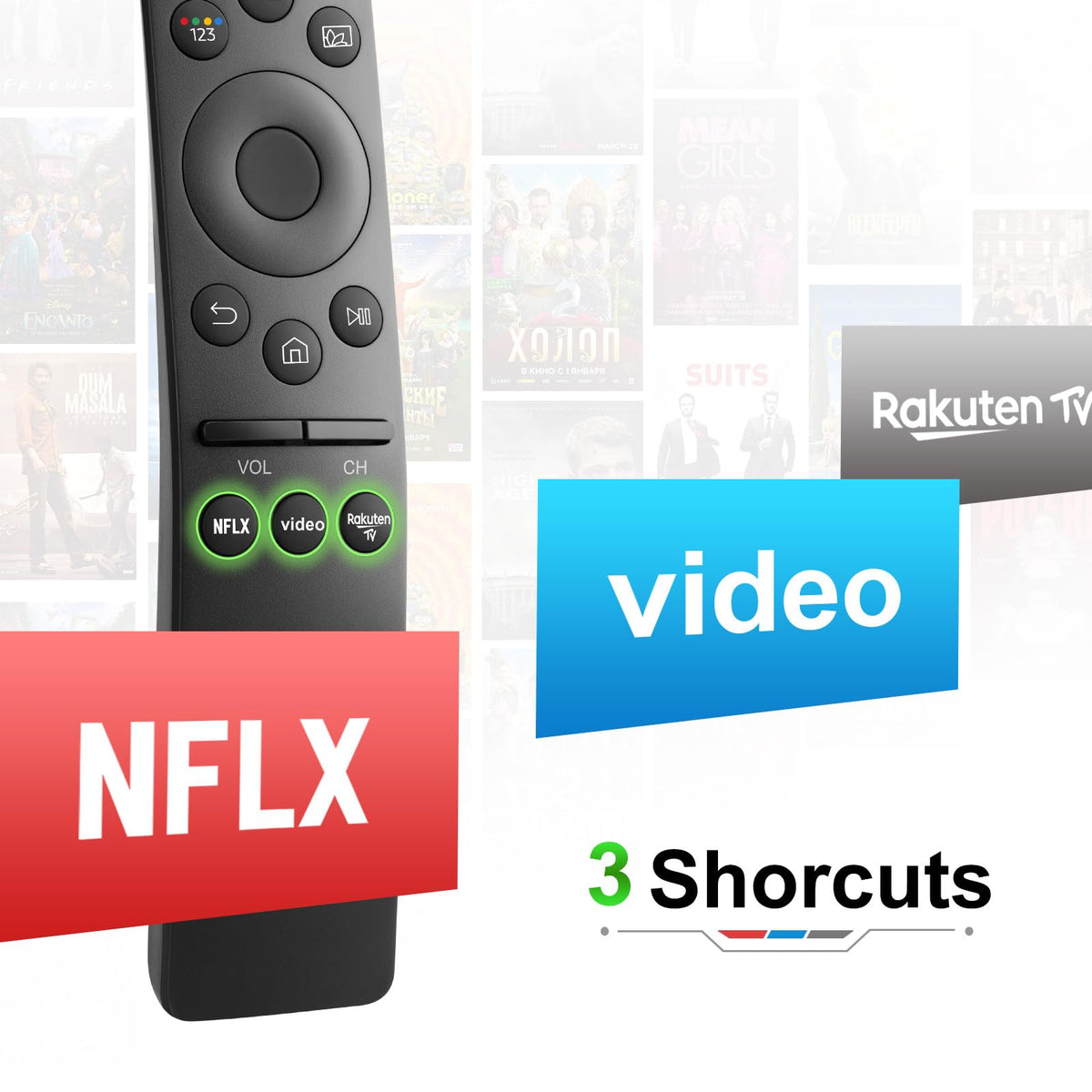 Universal TV Remote for Hisense-Smart-TV-Remote-Control-Replacement