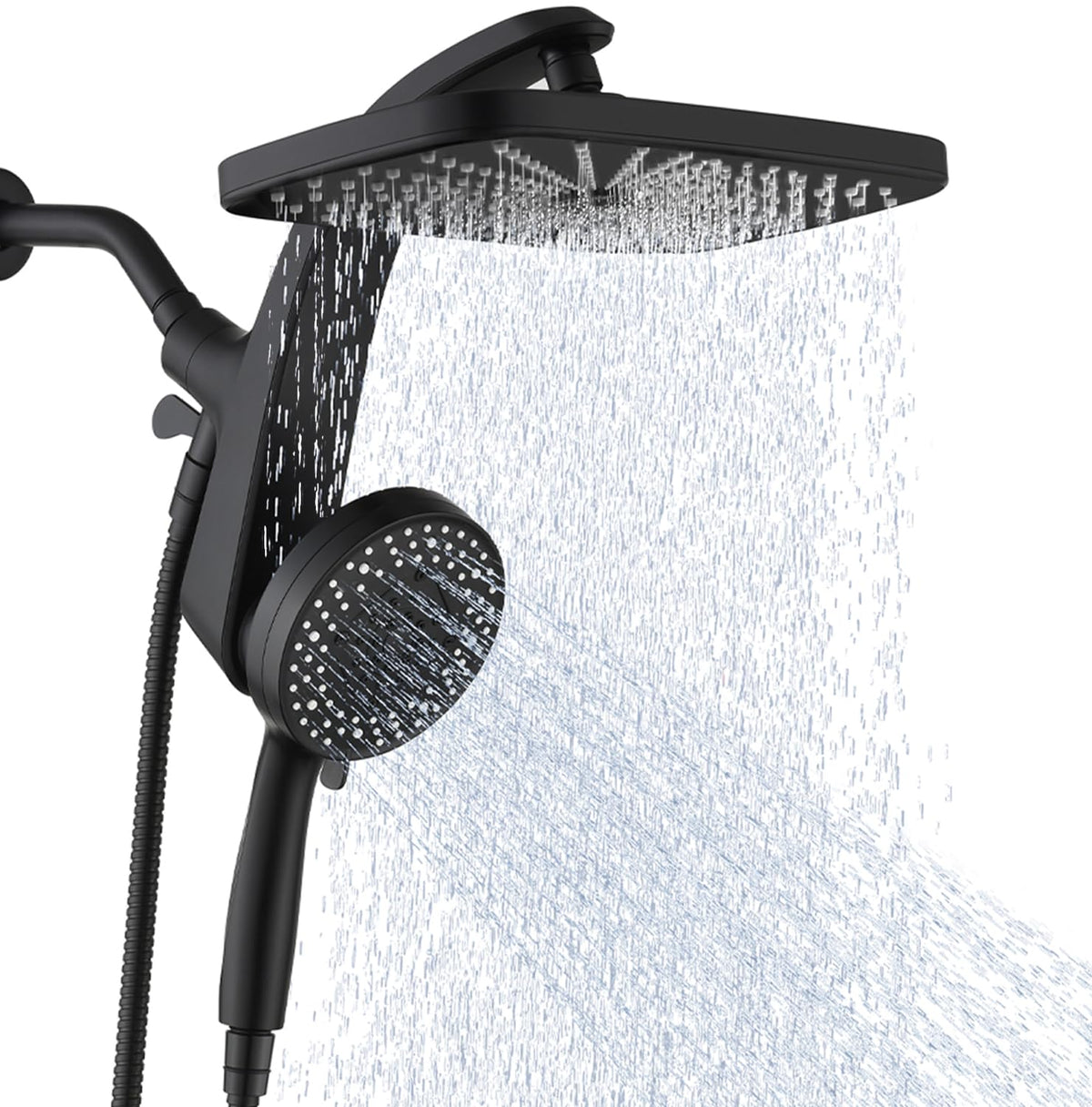 Rain Shower Head with Handheld Showerhead, Chrome 1.8GPM 460311