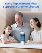 Waterdrop Plus Water Filter Replacement for GE® XWFE®, Built-in Chip 3 Pack